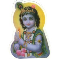 Aufkleber Baby Krishna