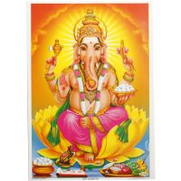 Poster mit Gott Ganesha